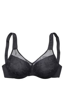 Petite Fleur, Damen Minimizer-BH (2 Stck.), Schwarz / Weiß