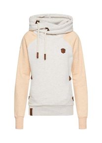 Naketano, Damen Hoody 'So ein Otto', Pfirsich / Weiß