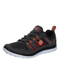 Endurance, Herren Sportschuh 'E-Light V11', Graphit / Neonorange / Schwarz