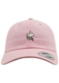 Mister Tee, Damen Dadcap 'Unicorn', Beige / Hellpink / Schwarz