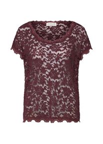 rosemunde, Damen Shirt ' Spitze All Over', Bordeaux