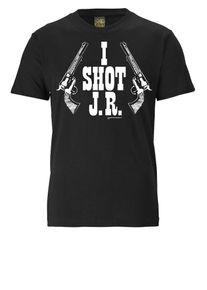 logoshirt, Herren T-Shirt, Schwarz / Wei&szlig;