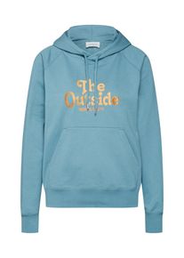 Wood Wood, Damen Hoodie 'PENELOPE', Blau / Goldgelb