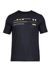 Under Armour, Herren Shirt 'Run', Gelb / Schwarz / Wei&szlig;