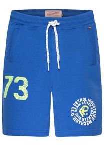 PETROL INDUSTRIES, Shorts, Royalblau / Kiwi / Wei&szlig;