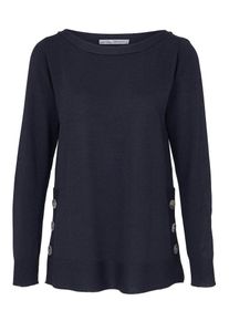 Heine, Damen Pullover, Marine
