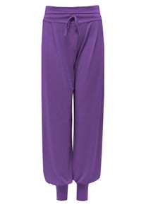 YOGISTAR.COM, Damen Yogi-long-pants "padmini" - Purple, Dunkellila