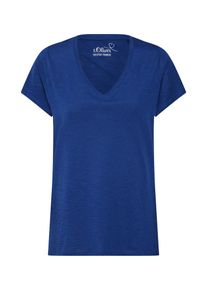 s.Oliver RED LABEL, Damen T-Shirt, Blau