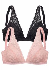 Petite Fleur, Damen Bralette-BH, Puder