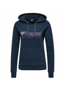 Hummel, Damen Kapuzenpullover 'Leisurely', Nachtblau / Altrosa