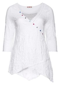 Joe Browns, Damen Zipfelshirt, Wei&szlig;