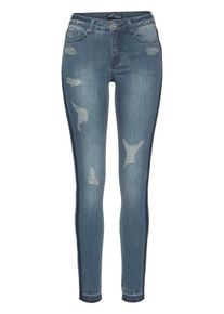 Arizona, Damen Jeans, Blau / Schwarz