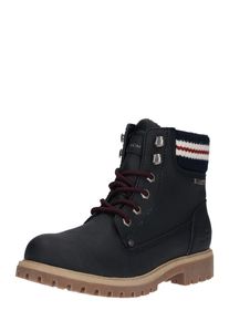 Tom Tailor, Damen Schnürstiefelette, Navy