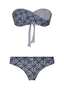 Rip Curl, Damen Bikini 'COAST TO COAST BANDEAU SET', Grau / Anthrazit