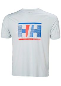 Helly Hansen, Herren T-Shirt 'Hp Circumnavigation T', Blau / Hellgrau / Rot