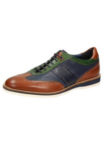 Sioux, Herren Sneaker 'Quintero-702', Dunkelblau / Rostbraun / Grün