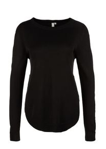 Q/S Designed By, Damen Pullover, Schwarz