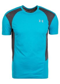 Under Armour, Herren Laufshirt 'Swyft', Neonblau / Schwarz