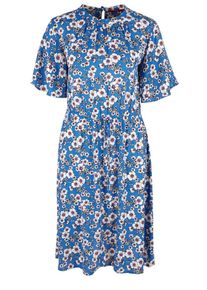 s.Oliver RED LABEL, Damen Kleid, Himmelblau / Mischfarben