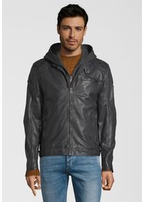 Gipsy, Herren Lederjacke 'Alek', Graphit