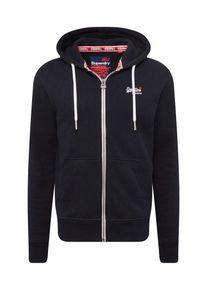 Superdry, Herren Sweatjacke 'ORANGE LABEL ZIPHOOD', Navy