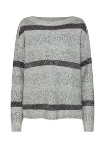 V&eacute;ro Moda VERO MODA, Damen Pullover, Hellgrau / Schwarz / Silber