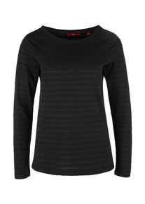 s.Oliver RED LABEL, Damen Longsleeve, Schwarz