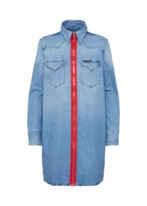 Calvin Klein Jeans, Damen Kleid 'FOUNDATION', Blau