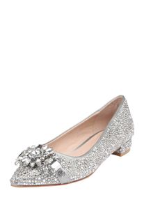 Carvela By Kurt Geiger, Damen Ballerinas 'Generous', Grau / Silbergrau / Silber