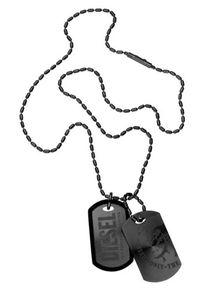 Diesel, Herren Kette, Anthrazit