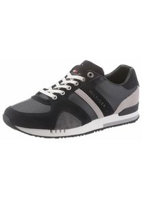 Tommy Hilfiger, Herren Sneaker 'New Iconic', Taupe / Dunkelgrau / Schwarz