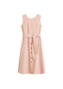 Mango, Damen Kleid 'Moira', Rot / Weiß