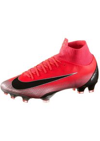 Nike, Herren Fußballschuhe 'MERCURIAL 6 PRO CR7 FG', Rot / Schwarz