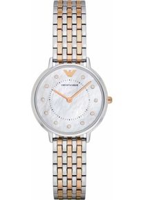 Emporio Armani, Damen Quarzuhr 'AR2508', Goldgelb / Silbergrau