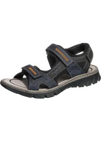 Rieker, Herren Sandale, Ultramarinblau / Schwarz