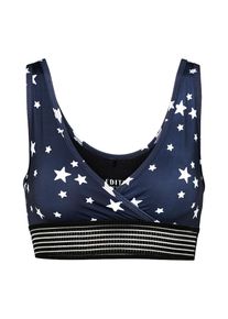 EDITED, Damen Sport BH 'Bjelle', Navy / Weiß