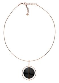 Skagen, Damen Kette, Rosegold / Schwarz