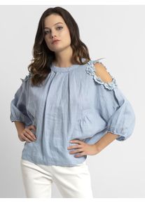 Apart, Damen Bluse, Hellblau