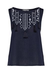 Only, Damen Top 'SALLY', Dunkelblau / Weiß
