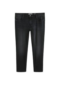 Violeta by Mango, Damen Jeans 'Comfy-i', Schwarz