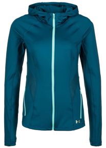 Under Armour, Damen Trainingskapuzenjacke 'HeatGear Breathelux', T&uuml;rkis / Petrol