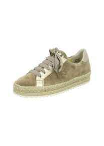 Paul Green, Damen Schn&uuml;rschuhe, Hellbeige / Hellbraun / Gold / Grau
