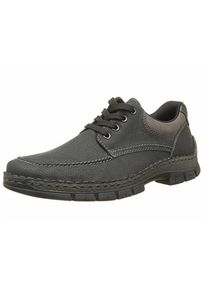 Rieker, Herren Schnürschuhe, Schwarz