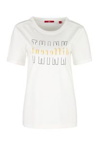 s.Oliver RED LABEL, Damen T-Shirt, Weiß