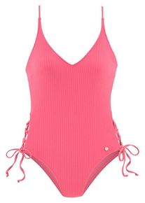 Lascana, Damen Badeanzug, Pink