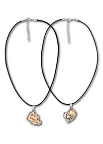 J. JAYZ, Damen Ketten-Set, Grau / Apricot / Schwarz
