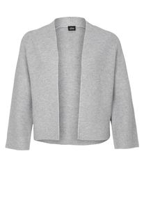 s.Oliver BLACK LABEL, Damen Offener Strick-Cardigan, Graumeliert