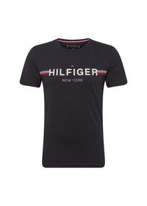 Tommy Hilfiger, Herren Shirt 'CORP FLAG TEE', Schwarz