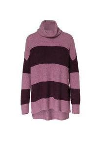 EDC by Esprit, Damen Pullover, Dunkellila / Schwarz