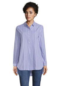 Cartoon, Damen Bluse, Taubenblau / Weiß